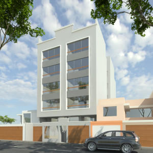 Modela 3d - Fachada - Edificio San Miguel