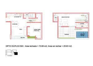 Planos Departamentos 503 - Duplex - Proyecto Brisas II